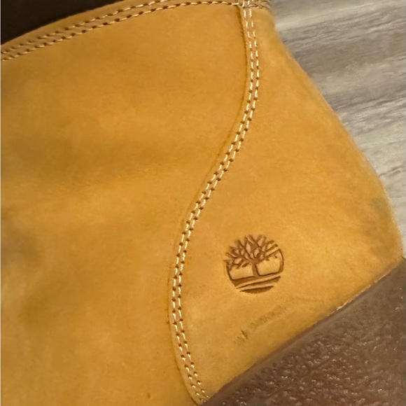 TIMBERLAKE Tillston Leather Heeled Lace-Up Boots Color Wheat Nubuck Size 8 - Picture 15 of 16